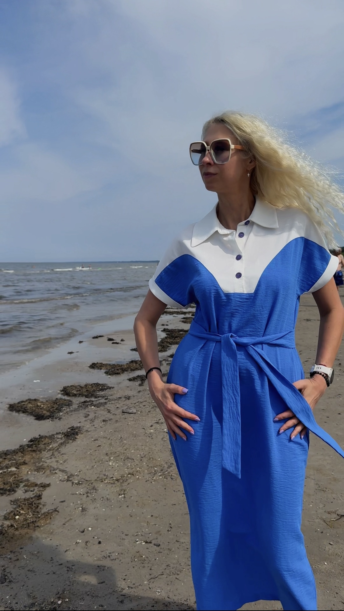 100% lina kleita ar jostu